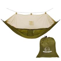 Rede De Descanso para Camping com Mosquiteiro Nautika Verde Guepardo
