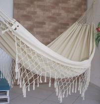 Rede De Dormir Artesanal - Linha Deluxe - 200kg - Deluxe