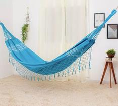 Rede De Dormir Azul Celeste - Linha Deluxe - 180kg - Comfort Rede De Dormir Azul Celeste - Linha Deluxe - 180kg - Comfort