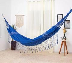 Rede De Dormir Azul - Linha Deluxe - 180kg - Comfort Rede De Dormir Azul - Linha Deluxe - 180kg - Comfort