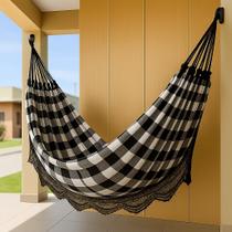 Rede de Dormir Casal 100 Algodão Reforçada 4,50m Luxo e Conforto Modelo Jaguaruana