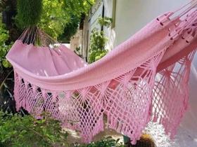 rede de dormir casal 100% algodao resistente bucho de boi