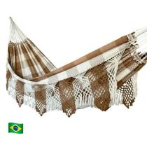 rede de dormir casal 100% algodao resistente bucho de boi