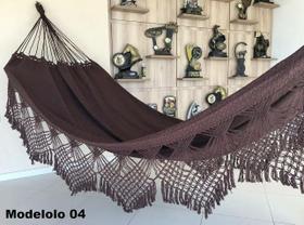 rede de dormir casal 100% algodao resistente bucho de boi