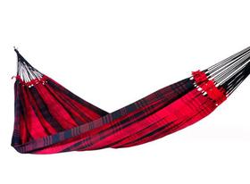 Rede de dormir casal extra King Size Super Tijubana VermelhaPR 100 Algodão Jaguaruana