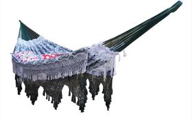 Rede de Dormir Casal Luxo 100% algodão King Size Marquesa