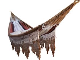 Rede De Dormir Casal Luxo 100% Algodão King Size SUPREMA CARAMELO Jaguaruana