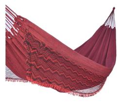Rede De Dormir Descanso Balanco Casal Resistente Vermelho Rede De Dormir Descanso Balanco Casal Resistente Vermelho