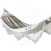Rede de Dormir Descanso Casal King Gigante 4,70 Metros Cru