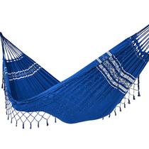 Rede De Dormir Descanso Casal Pernambucana Azul Rede Grande