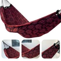 Rede De Dormir Descanso Grande Indiana Casal Reforçada