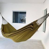 Rede De Dormir Descanso Grande Jeans Casal Reforçada