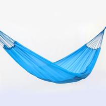 Rede de Dormir Descanso Nylon Garimpeira Camping Azul Claro - TEIXEIRA