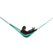 Rede de Dormir e descanso Camping Nylon Impermeável Verde Bandeira - REDESDEDORMIR.COM