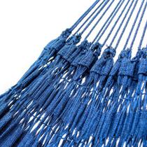 Rede De Dormir Jeans Life Azul Com Preto - Basic