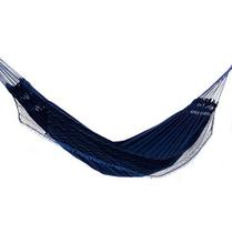 Rede de Dormir Jeans Mesclado Azul com Preto - REDESDEDORMIR.COM