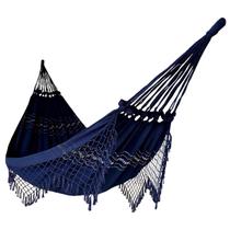 Rede De Dormir Para Casal Balanço Reforçada Azul Marinho