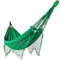 Rede De Dormir Para Casal Balanço Reforçada Verde Bandeira