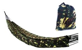 Rede De Dormir Pesca Caça Selva Camuflada Militar Camping