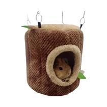 Rede De Dormir Quente Para Hamster Em Formato De Tronco De Árvore, Túnel De Inverno, Cama Suspensa Rede De Dormir Quente Para Hamster Em Formato De Tronco De Árvore, Túnel De Inverno, Cama Suspensa