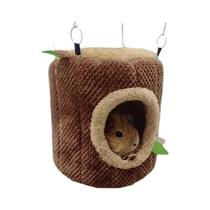 Rede De Dormir Quente Para Hamster Em Formato De Tronco De Árvore, Túnel De Inverno, Cama Suspensa Rede De Dormir Quente Para Hamster Em Formato De Tronco De Árvore, Túnel De Inverno, Cama Suspensa