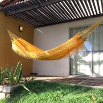 Rede de Dormir Sol a Sol Brim Amarela