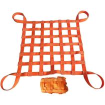 Rede de elevação Earthtec Flat Nylon Sling com elevação de malha quadrada de 10 cm