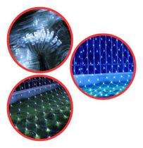 Rede De Led Natal 2 Metros 320 Lâmpadas Decoração