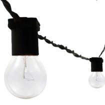 Rede de Luz Lampadas 50CM Preto 45m Pra Iluminação Com Plug