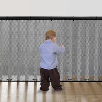 Rede de malha de segurança Baby Banister Guard Cupount 4,5 m x 1 m preta