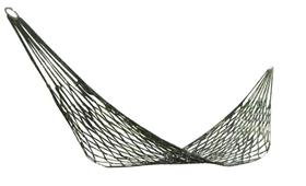 Rede De Malha Nylon Dormir Ar Livre Acampamento Viagem Verde-escuro