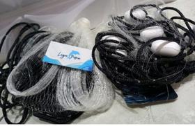 Rede de Pesca, 12 Metros de Comprimento, Malha 30mm Fio 0.30