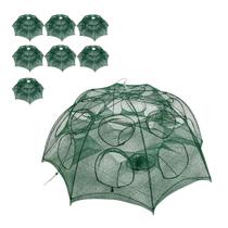Rede de Pesca Kit 7 Uni Covo 16 Furos Isca Pescaria Esportiva Piaba Camarao Lambari Mar Lago Açude Rio - LEVA PRA CASA Rede de Pesca Kit 7 Uni Covo 16 Furos Isca Pescaria Esportiva Piaba Camarao Lambari Mar Lago Açude Rio - LEVA PRA CASA