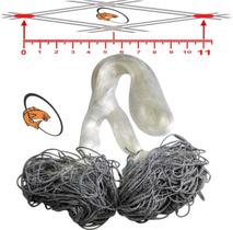 Rede de Pesca Malha 11 Fio 0,40 2,64 Altura Comp. 100 Metros E. Embutido Rede Pronta Profissional Rede de Pesca Malha 11 Fio 0,40 2,64 Altura Comp. 100 Metros E. Embutido Rede Pronta Profissional