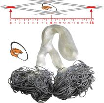 Rede de Pesca Malha 18 Fio 0,40 2,88 Altura Comp. 100 Metros E. Embutido Rede Pronta Profissional Rede de Pesca Malha 18 Fio 0,40 2,88 Altura Comp. 100 Metros E. Embutido Rede Pronta Profissional