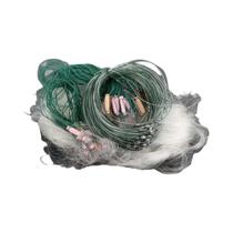 Rede De Pesca Monofilamento De 3 Camadas Lixada De 25m Com Flutuador