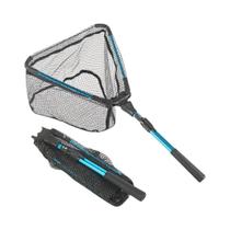 Rede De Pesca Retrátil Em Liga De Alumínio Com Cabo Telescópico
