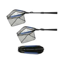 Rede De Pesca Retrátil Telescópica De 190cm Com Cabo Dobrável Para Captura E Liberação De Peixes De