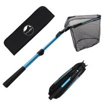 Rede de pesca YVLEEN Folding Fish Landing Nylon 40 polegadas de alumínio Rede de pesca YVLEEN Folding Fish Landing Nylon 40 polegadas de alumínio