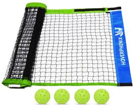 Rede de pickleball Hoverphenix 6,7 m x 0,9 m com 4 bolas