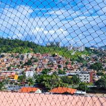 Rede De Proteção De Janela Quadrada Polietileno 1,00x1,00m Rede De Proteção De Janela Quadrada Polietileno 1,00x1,00m