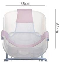 Rede de proteção para banheira do Bebê (Bibi Tchan - Rosa )