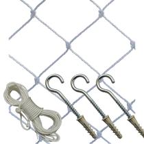 Rede de proteção para varanda janela 1,50mx5m kit completo Rede de proteção para varanda janela 1,50mx5m kit completo