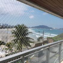 Rede de proteção para varanda ou sacada 10x1,20m Cristal Rede de proteção para varanda ou sacada 10x1,20m Cristal