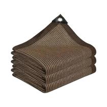 Rede De Proteção Solar HDPE Marrom Com Proteção UV Para Pavilhão, Terraço, Varanda E Cobertura De