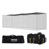 Rede de rebatidas de beisebol VEVOR 10x3x3m com porta e bolsa de transporte