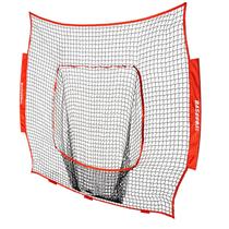 Rede de Reposição BaseGoal para Baseball e Softball 2,1m x 2,1m (APENAS REDE), Resistente e Sem Nós para Treino de Arremesso, Rebatida e Lançamento (Vermelha)