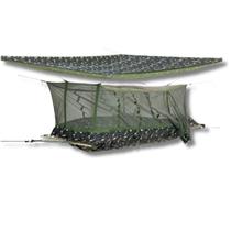 Rede de Selva Safo com Mosquiteiro e Teto Hidrorepelente, cordas de armação de 8 mm e estrutura em poliéster ideal para uso outdoor Rede de Selva Safo com Mosquiteiro e Teto Hidrorepelente, cordas de armação de 8 mm e estrutura em poliéster ideal para uso outdoor