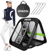 Rede de treino de lascas de golfe BAYINBULAK 2 em 1 79 cm x 76 cm, 1 pacote Rede de treino de lascas de golfe BAYINBULAK 2 em 1 79 cm x 76 cm, 1 pacote