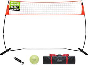 Rede de vôlei Zdgao 3,7 m portátil e ajustável para treino Rede de vôlei Zdgao 3,7 m portátil e ajustável para treino